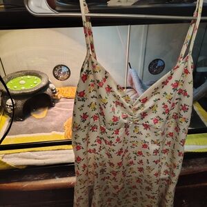 Aeropostale Floral Dress with Spaghetti Straps